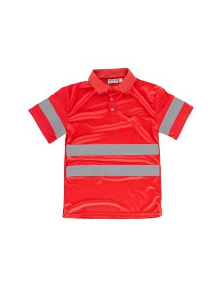 Polo manga corta Rojo AV