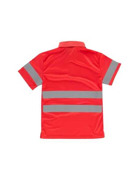 Polo manga corta Rojo AV