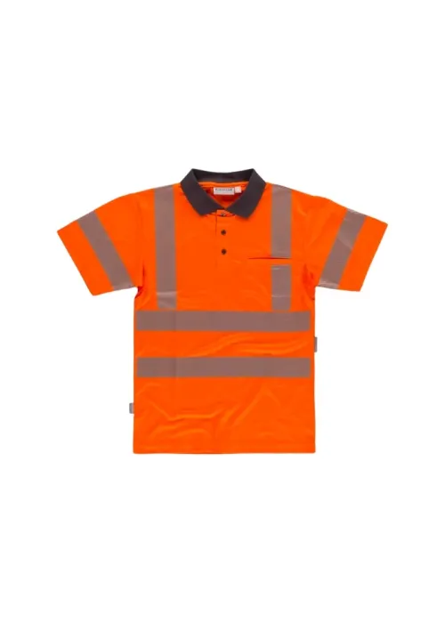 Polo manga corta combinado, cintas discontinuas y arnés Polo manga corta combinado, cintas discontinuas y arnés