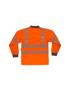 Polo manga larga combinado y perchado 2