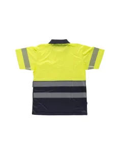 Polo combinado alta visibilidad manga corta con cintas reflectantes discontinuas. 2