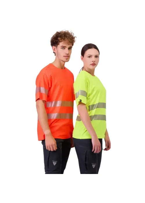 Camiseta alta visibilidad de manga corta Camiseta alta visibilidad de manga corta