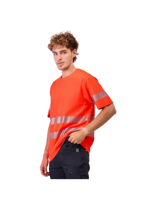 Camiseta alta visibilidad de manga corta