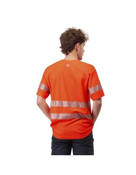 Camiseta alta visibilidad de manga corta
