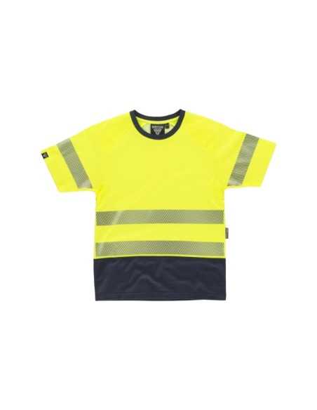 Camiseta combinada con AV de manga corta con interior de algodón