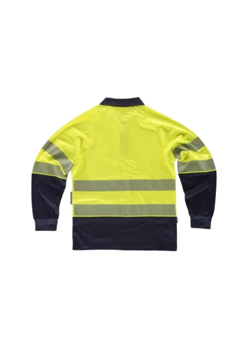 Polo Reflectante Discontinuo: Manga Larga AV Algodón Polo Reflectante Discontinuo: Manga Larga AV Algodón