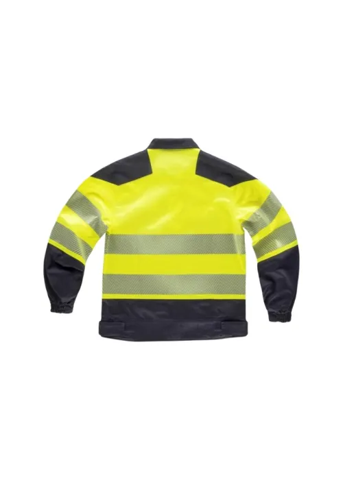 Chaqueta Elástica Reflectante Alta Visibilidad