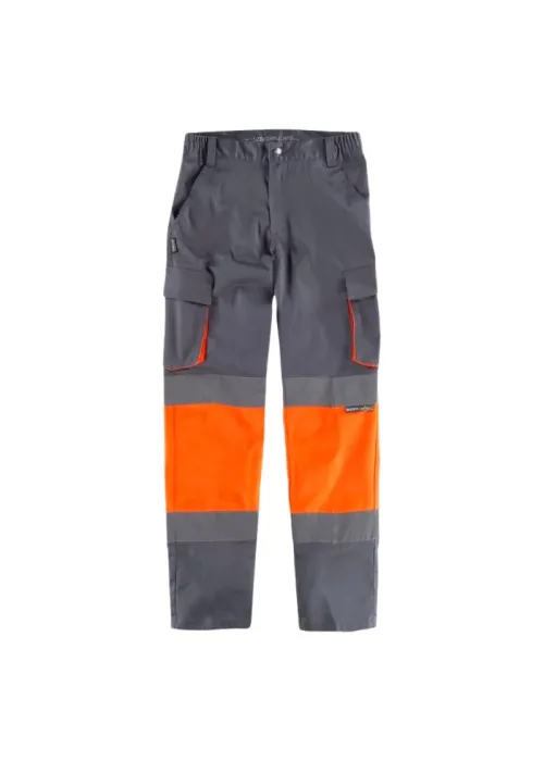 Pantalón Elástico Reforzado con Alta Visibilidad y Bolsillos Multiples Pantalón Elástico Reforzado con Alta Visibilidad y Bolsillos Multiples