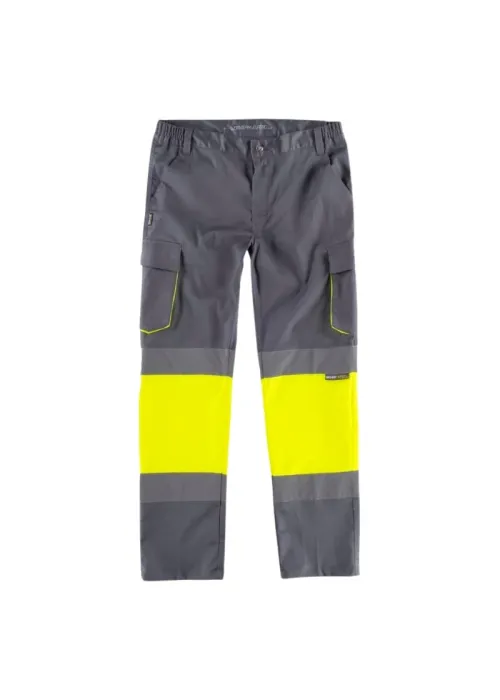 Pantalón Elástico Reforzado con Alta Visibilidad y Bolsillos Multiples Pantalón Elástico Reforzado con Alta Visibilidad y Bolsillos Multiples