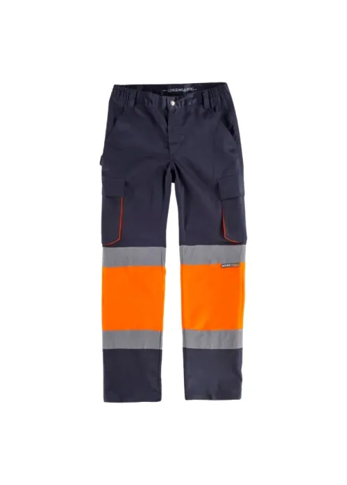 Pantalón Elástico Reforzado con Alta Visibilidad y Bolsillos Multiples Pantalón Elástico Reforzado con Alta Visibilidad y Bolsillos Multiples