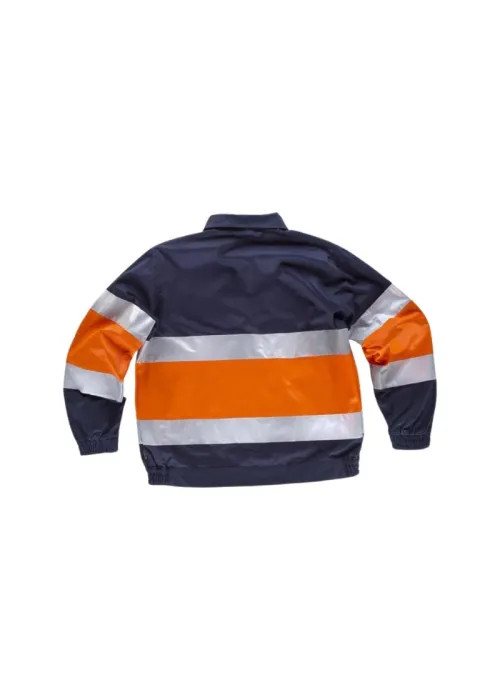 Cazadora combinada con cierre de cremallera Cazadora combinada con cierre de cremallera