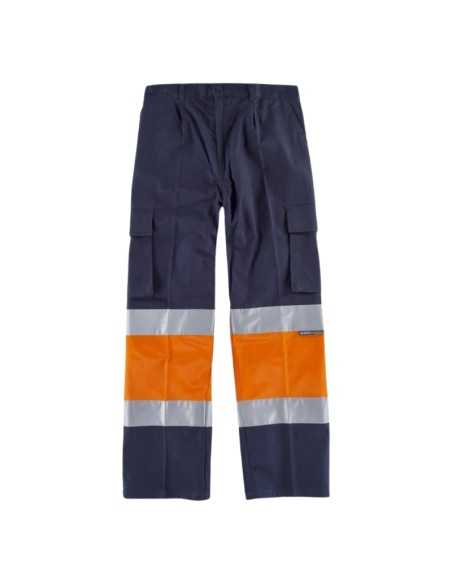 Pantalón Reflectante con Cintura Elástica y Multibolsillos