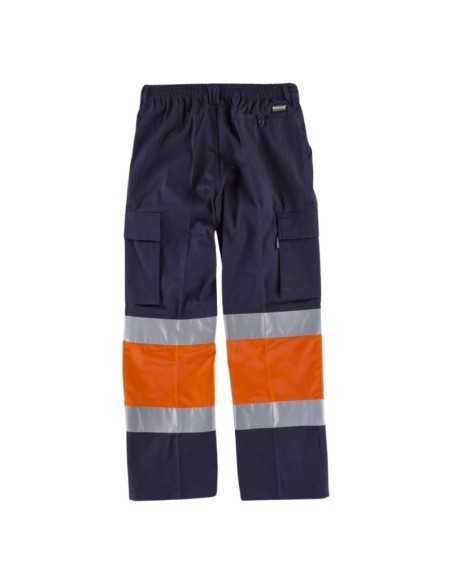 Pantalón Reflectante con Cintura Elástica y Multibolsillos