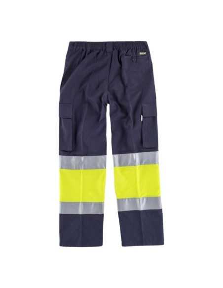 Pantalón Reflectante con Cintura Elástica y Multibolsillos