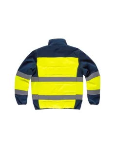 Chaqueta acolchada de alta visibilidad, combinada con Workshell y cintas inclinadas. 2