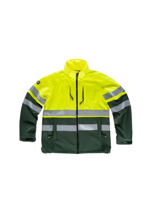 Cazadora Reflectante de Alta Visibilidad con Workshell Cazadora Reflectante de Alta Visibilidad con Workshell