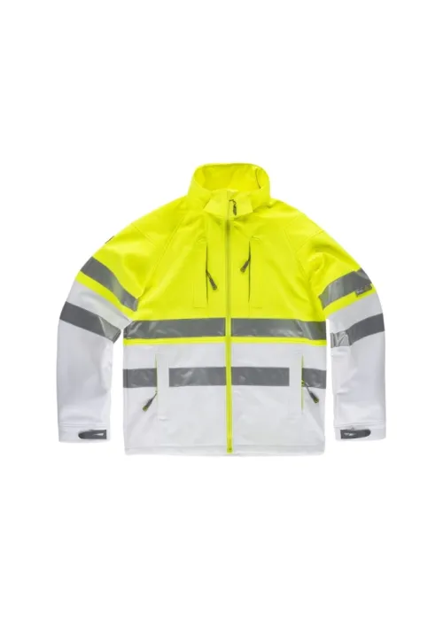 Cazadora Reflectante de Alta Visibilidad con Workshell Cazadora Reflectante de Alta Visibilidad con Workshell