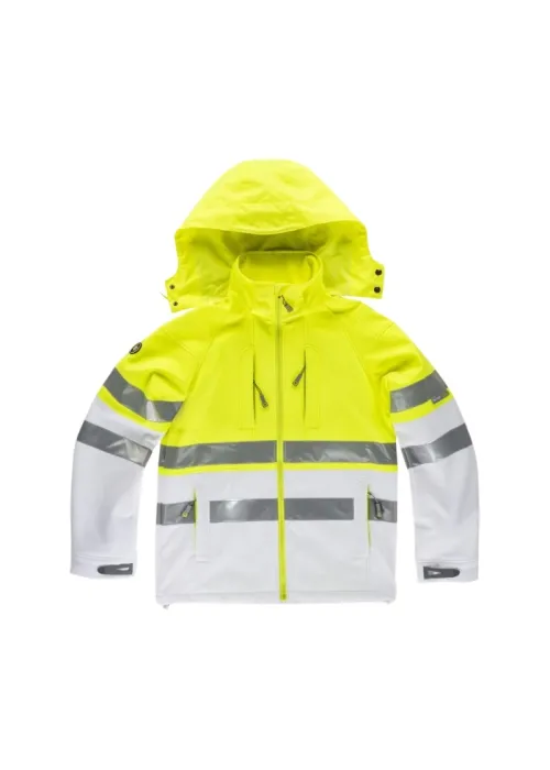 Cazadora Reflectante de Alta Visibilidad con Workshell Cazadora Reflectante de Alta Visibilidad con Workshell