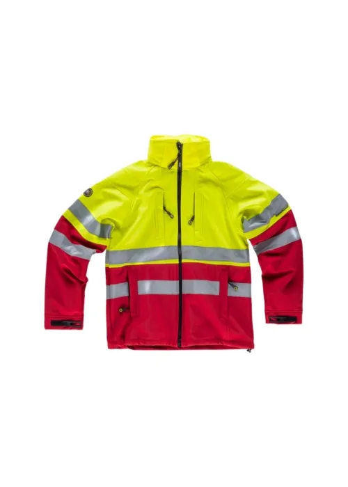 Cazadora Reflectante de Alta Visibilidad con Workshell Cazadora Reflectante de Alta Visibilidad con Workshell