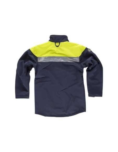 Chaqueta Workshell con Canesú de AV y Cinta Reflectante