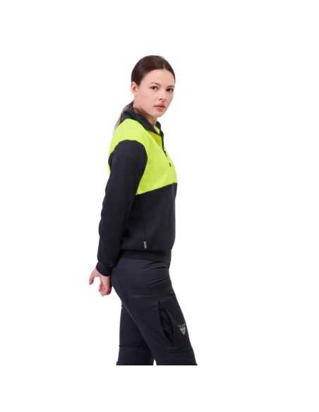 Sudadera de Seguridad con Cuello Alto y Media Cremallera