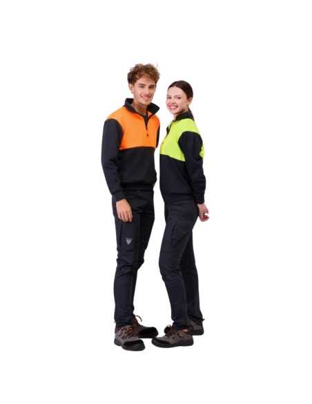 Sudadera combinada con A.V.