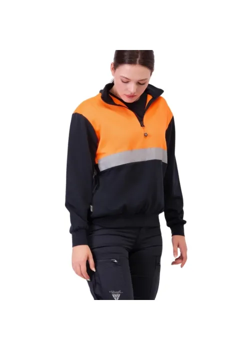 Sudadera combinada con A.V