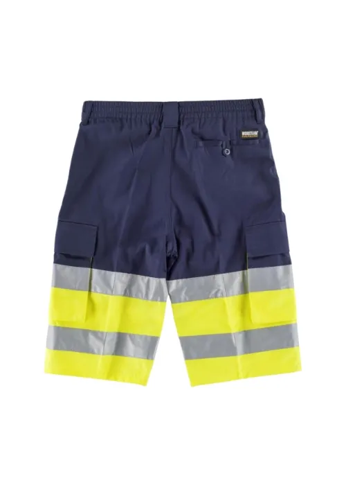 Bermuda combinada, con dos cintas reflectantes. Bermuda combinada, con dos cintas reflectantes.
