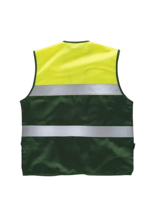 Chaleco Safari Bicolor con Cintas de...