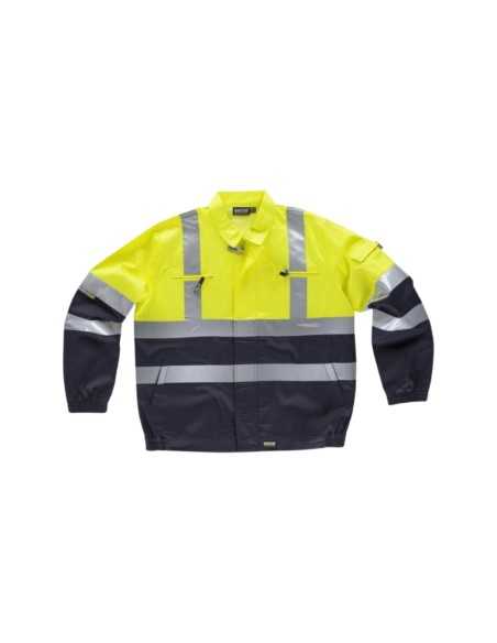 Cazadora de Alta Visibilidad con Cintas Reflectantes Combinadas