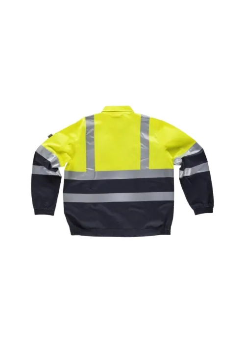 Cazadora de Alta Visibilidad con Cintas Reflectantes Combinadas