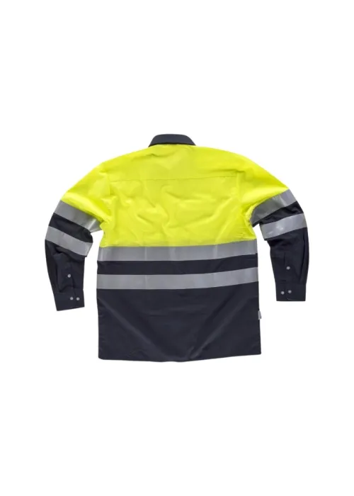 Camisa Reflectante Manga Larga con Elementos de Alta Visibilidad Camisa Reflectante Manga Larga con Elementos de Alta Visibilidad