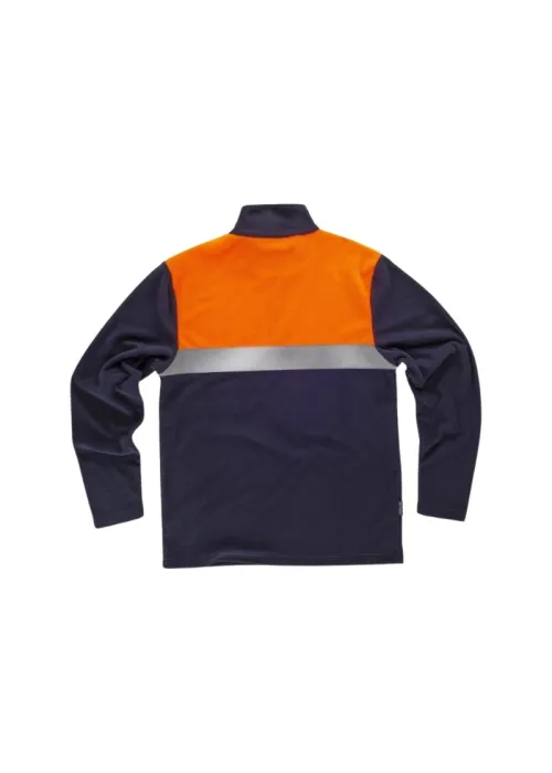 Forro Polar Reflectante de Alta Visibilidad con Media Cremallera