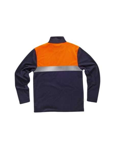 Forro Polar Reflectante de Alta Visibilidad con Media Cremallera