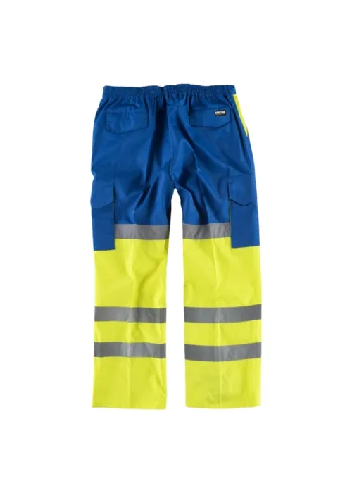 Pantalón combinado alta visibilidad con cintas reflectantes Pantalón combinado alta visibilidad con cintas reflectantes