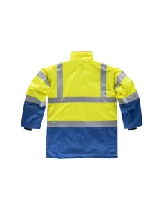 Parka combinada alta visibilidad con cintas reflectantes 2