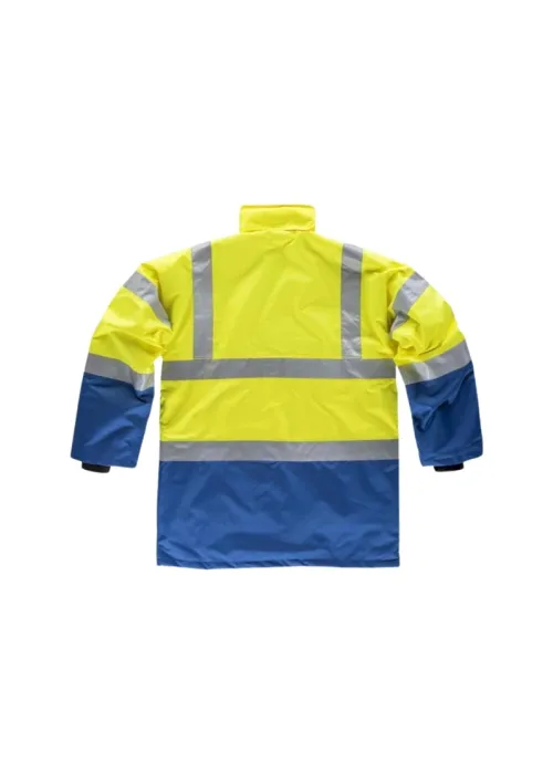 Parka combinada alta visibilidad con cintas reflectantes Parka combinada alta visibilidad con cintas reflectantes