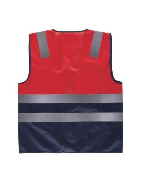 Chaleco bicolor rojo A.V.