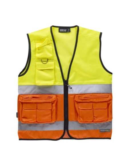 Chaleco multibolsillos de alta visibilidad