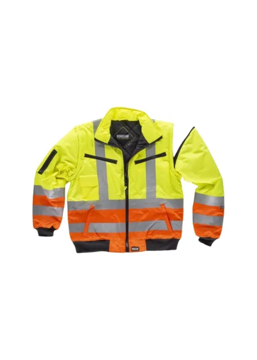 Piloto combinada alta visibilidad con cintas reflectantes