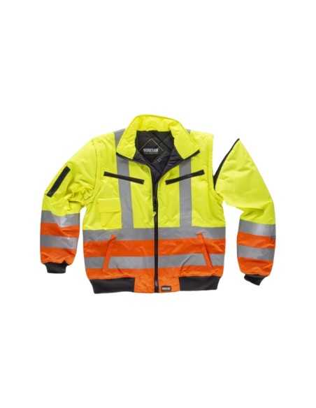 Piloto combinada alta visibilidad con cintas reflectantes