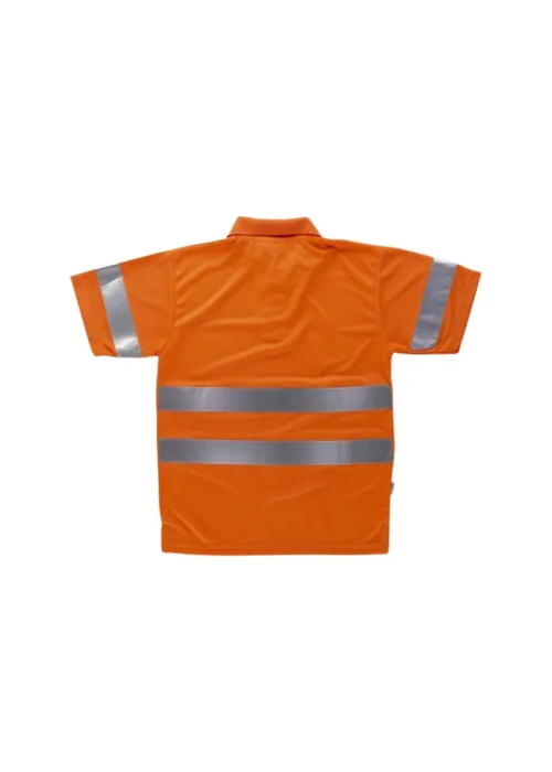 Polo manga corta alta visibilidad cintas reflectantes en torso y mangas. EN ISO 20471:2013 Polo manga corta alta visibilidad cintas reflectantes en torso y mangas. EN ISO 20471:2013