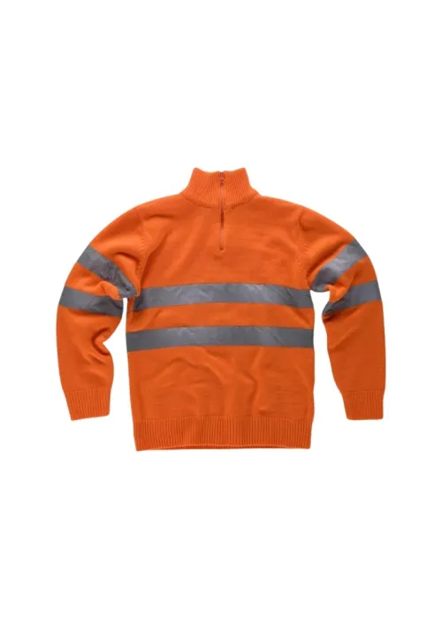 Jersey media cremallera alta visibilidad Jersey media cremallera alta visibilidad