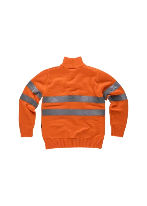 Jersey media cremallera alta visibilidad Jersey media cremallera alta visibilidad