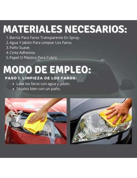 Protector Transparente para Faros en Aerosol
