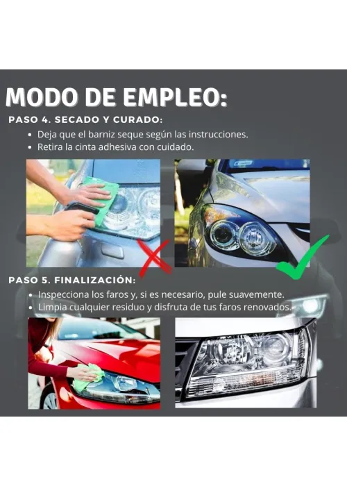 Protector Transparente para Faros en Aerosol Protector Transparente para Faros en Aerosol