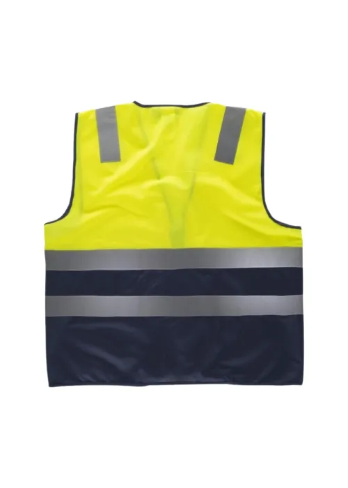 Chaleco Reflectante Bicolor con Cierre de Cremallera