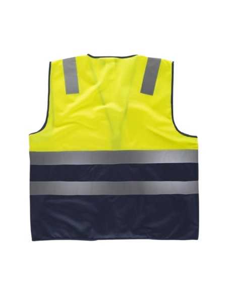 Chaleco Reflectante Bicolor con Cierre de Cremallera