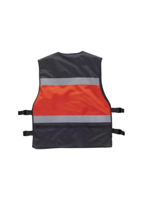 Chaleco de Seguridad de Alta Visibilidad con Ajustes Laterales y Reflectantes