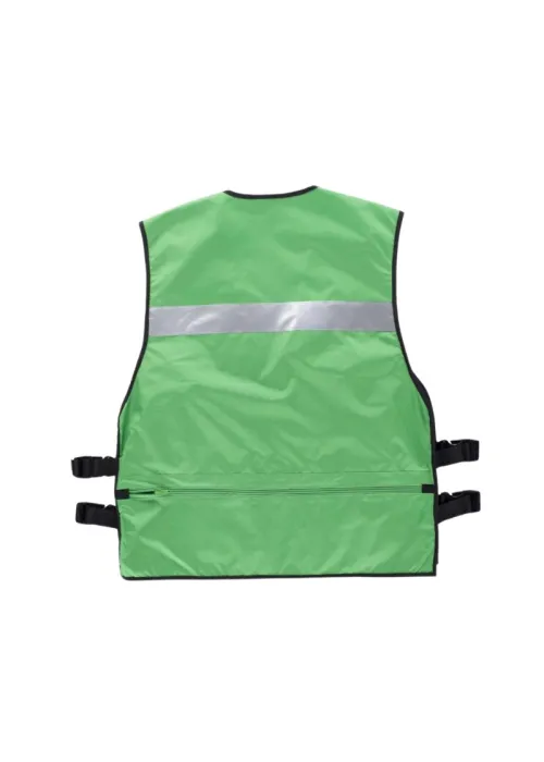 Chaleco de Seguridad de Alta Visibilidad con Ajustes Laterales y Cintas Reflectantes Chaleco de Seguridad de Alta Visibilidad con Ajustes Laterales y Cintas Reflectantes